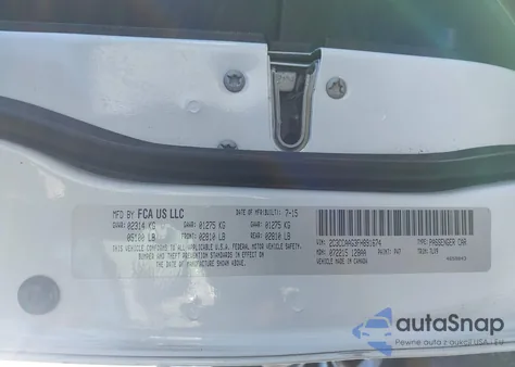 2015 Chrysler 300 Limited из США, поврежденный, VIN 2C3CCAAG3FH891674